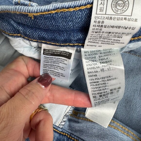 Levi's NEW High Waisted Mom Jeans Medium Wash Jeans Plus Size 20W Casual Stretch - Picture 8 of 12